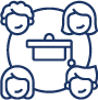 alumni blue icon