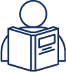 Students enrolled (Fall 2023) blue icon
